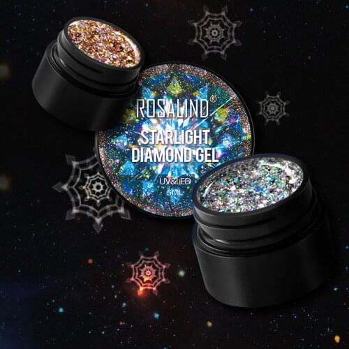 New Hot Sale Nail Diamond Gel Sequin Glitter Bright Painting Gel Soak Off Uv Led Nail Gel Varnish Art Tips Гель Лак Для Ногтей