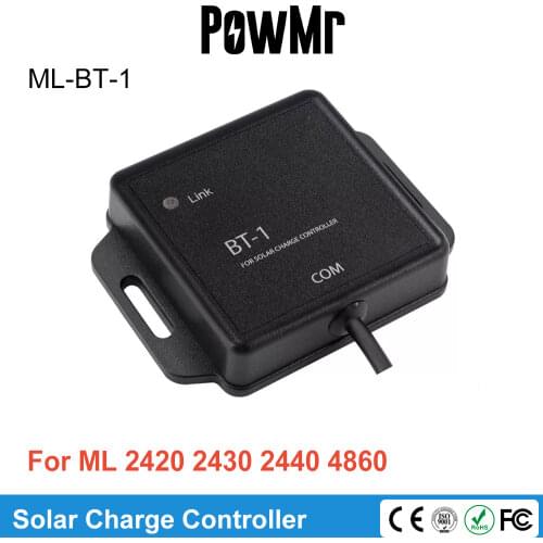 PowMr Bluetooth-compatible Module BT-1Solar Charge Controller 5V-12V MPPT ML Series IP67 Remote Meter Wireless Monitor PV System