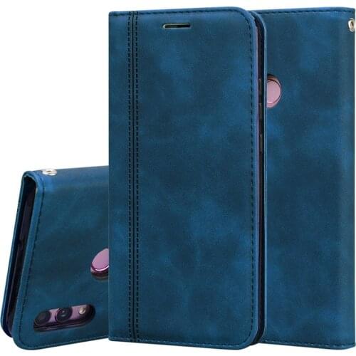 Huawei P Smart 2019 Case Magnetic Leather Wallet Flip Card Hold Phone Case For Huawei P Smart 2019 POT-LX1 POT-LX3 Cover Coque