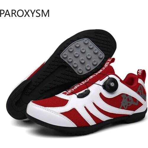 Breathable bicycle shoes mens outdoor non-slip bicycle shoes mens reflective racing road bike shoes Zapatillas Ciclismo