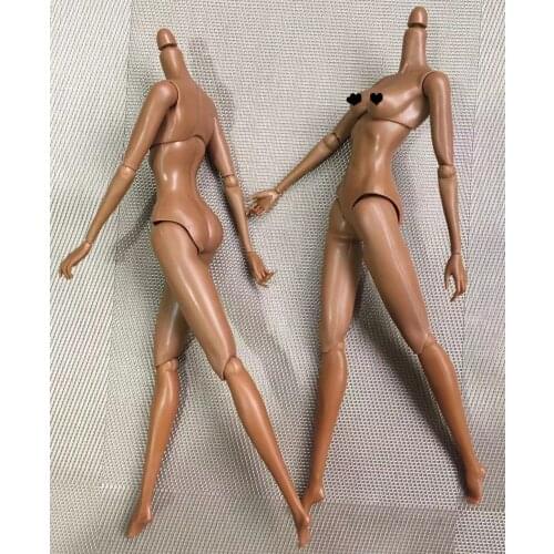 MENGF 1/6 Doll Body Figure Quality Collection Joints Movable Doll Body For FR IT Head White Beige Brown Coffee Doll Body Toys