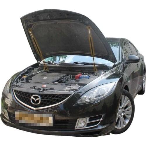 For Mazda 6 II Atenza 2008-2012 Front Bonnet Hood Modify Gas Struts Carbon Fiber Spring Damper Lift Support Absorber