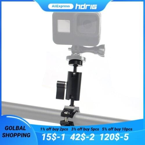 HDRIG Tube Clip 360° Universal Magic Hand For GOPRO9/8 Camera Cycling Clip Photo Studio