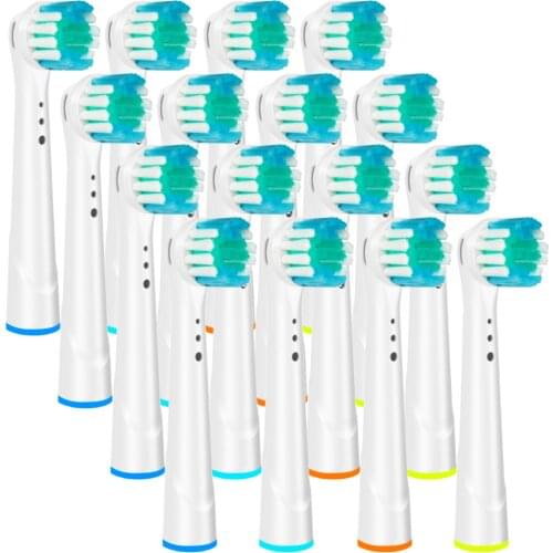 16Pcs Standard Replacement Brush Heads for Oral B Toothbrush Heads Oral B Braun Toothbrush Head Advance Power/Pro Health/Triumph