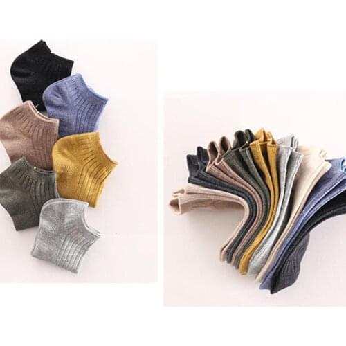 Ladies Boat Socks Thin Short Tube Socks Spring And Non-slip Summer Shallow Mouth Color Socks Socks Invisible