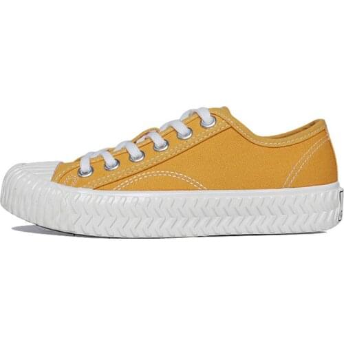 YSHUNIJ 2021 New Korean White Shoes Women Couple Biscuit Shoes Mens Canvas Shoes Mens and Womens Board Shoes