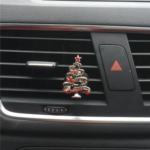 New Vintage Christmas bells and Christmas trees Car perfume Air Freshener Air conditioning outlet perfume Car decorations
