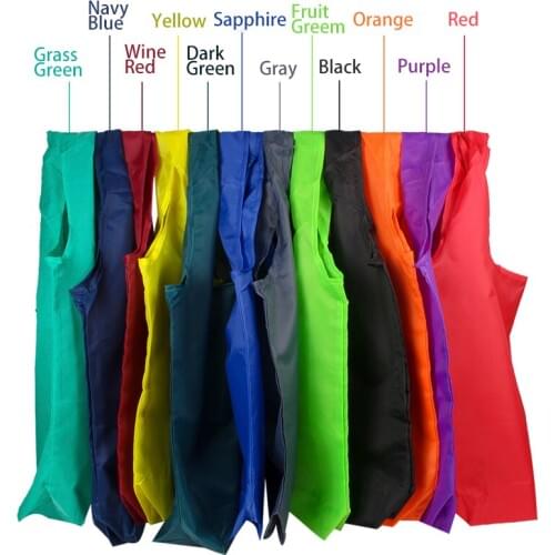 12color Portable Bag Beach Grocery Handbag Super Market Reusable Shopping Pouch Pet Pocket Foldable Sachet Can Be Customized