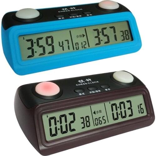 Advanced Chess Digital Timer Chess Clock Count Up Down Board Game Clock Electronic Chess Clock Board Game Chess Watch
