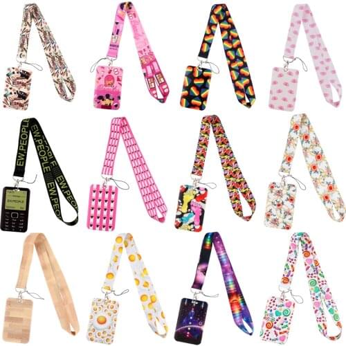 Flyingbee X2289 Lollipop Makeup Artist Lanyard For Key Neck Strap Lanyard Card ID Badge Holder Key Chain Key Holder Hang Rope