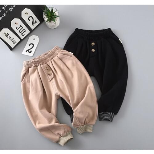 Spring Autumn Kids Clothes Girls Pants Children Trousers Casual Cotton Baby Boys Harem Pants BC728