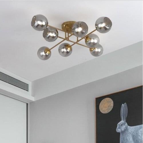 New Modern LED Chandelier for Living Room Dining Kitchen Bedroom Golden Frame Suspended Ceiling Pendant Lamp Indoor Lighting