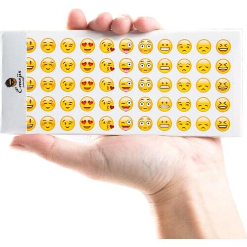 12pcs/set Stickers Diary Kids Child Korean Smiley Face Sticker Stationery Supplies Journal Office For School