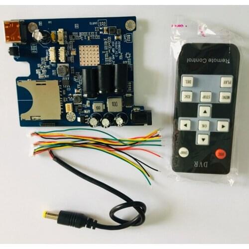 2CH mini dvr module 2 channel AHD MEGA-BOX DVR PCB Board up to 1080P 30fps support 512GB sd Card