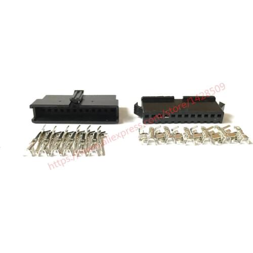 5 Sets Male And Female JST 2.54mm SM 12 Pin 12 Way Multipole Connector Plug With Terminal