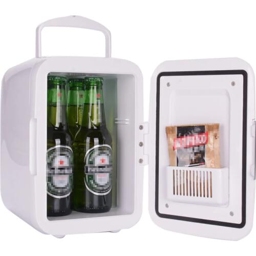 4L Mini-car Refrigerator / Car with A Small Refrigerator / Portable Low-power Milk Storage Dedicated Refrigerator Can Be Heated