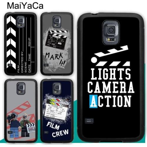 Film Movie maker Clapperboard Take Case For Samsung A21S A20e A71 A51 A10 A40 A50 A70 Galaxy S20 Plus S10 S9 Note 20 Ultra