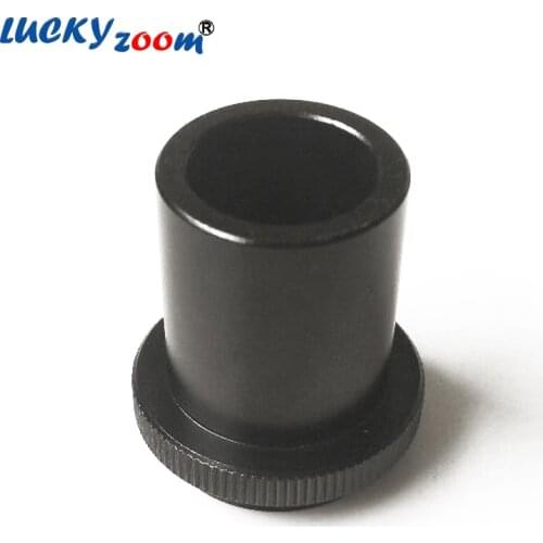 Black CMOS 23.2MM Camera Adapter Standard Trinocular Stereo Microscope C-MOUNT Eyepiece Connectiing For Biological Microscopio