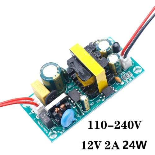 DC12V to 24V LED Driver 180-240V 32V 1A 2A 3A Light 12W 24W 36W Fo LED Power Supply 12V Light Transformers 12 Volt For LEDs