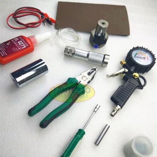 For Cummins M11 N14 EUI Diesel Common Rail Injector Electromagnetic Valve Disassemble Measuring Injection Pressure Test Tool Set