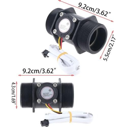 DN40 DN50 Water Flow Sensor Hall Flowmeter Meter Counter Instrument Measurement