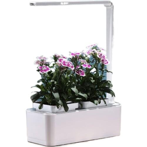 Hydroponic Plant Growth Lamp Intelligent Automatic Watering Planting Garden Lazy Soilless Cultivation Pot Indoor Plastic Flower