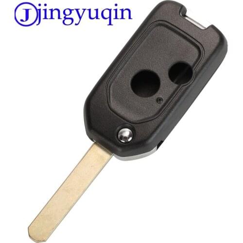 Jingyuqin FOR Honda Accord Suitable Odyssey Civic Folding Flap Modified Key Shell Replace