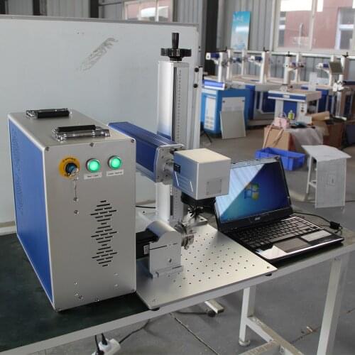 30W MAX Raycus JPT Fiber Laser Marking Machine Metal Engraving Machine With CE Certificate/Steel Laser Marker