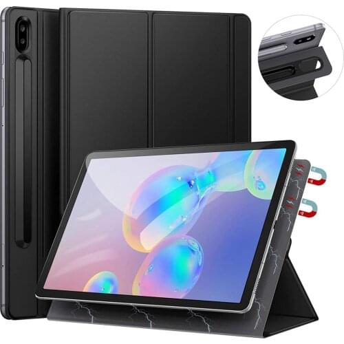 Strong Magnetic Adsorption Case For Samsung Galaxy Tab S6 10.5"2019,Smart Cover SM-T860 SM-T865,Folio Stand Tab S6 10.5inch case