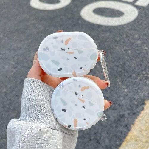 Marble Dots Pattern Earphone Case For Huawei Freebuds Pro 3 Case Wireless Headphone Accessories Silicone Cover for Free Buds 3 4