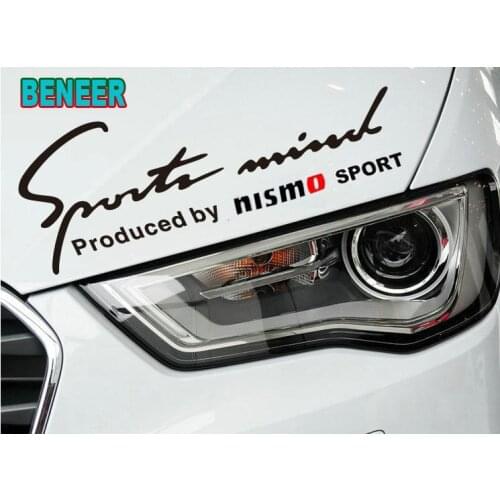 Nismo car head sticker car Exterior decoration sticker for Nissan Tiida Sunny QASHQAI MARCH LIVINA TEANA X-TRAI