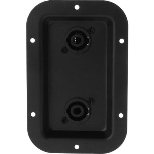 2019 New Jack Plate Socket Junction Box Clip Guitar Dual Large for SpeakOn PA Speaker Cabinets Intelligent Electronics