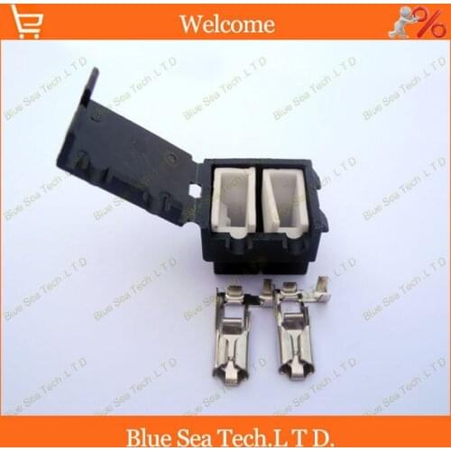 Sample,10 sets 2Pin 6.3mm H7-2B Car ceramic connector,Auto lamp holder plug/H7 6.3mm ceramic plug for Audi VW car ect
