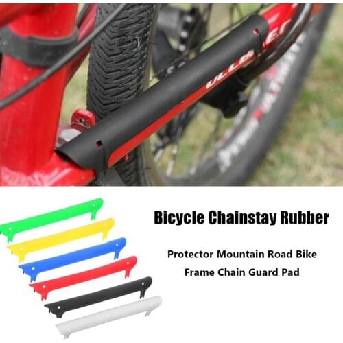 Plastic Cycling Chain Stay Chainstay Protector Bike Bicycle Guard Cover Frame Black Protector Bike Accessories