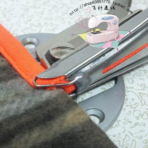 Industrial sewing machine edging cylinder Flat medium thick material pulling tube edging device edging roller faucet