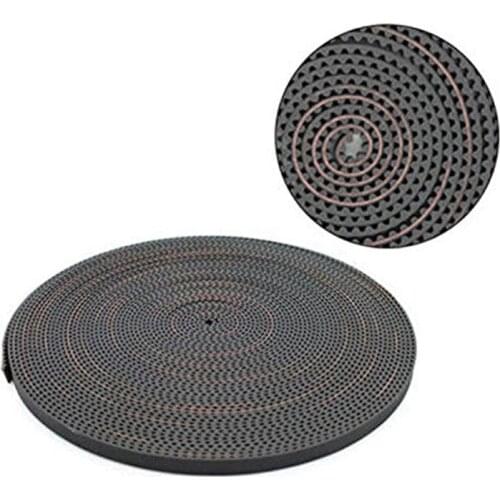 5 Meters GT2 timing belt width 6mm Fit for RepRap Mendel Rostock Prusa GT2-6mm Belt