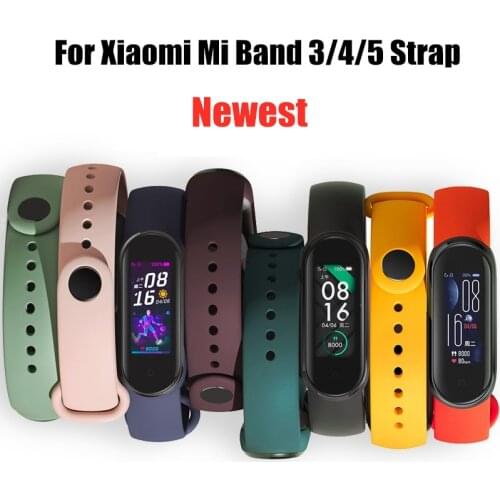 Sport Strap for Xiaomi Mi Band 6 5 4 3 Bracelet Replacement Wristband For MiBand 3 4 band5 Wrist Strap for xiaomi Mi Band 4 3