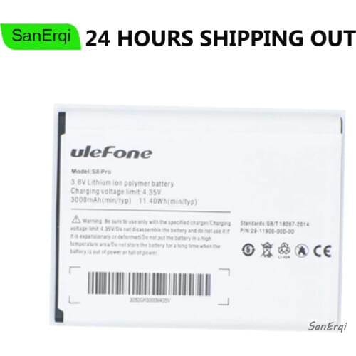 Аккумуляторы для телефонов Ulefone S8 Pro SanErqi China At AliExpress