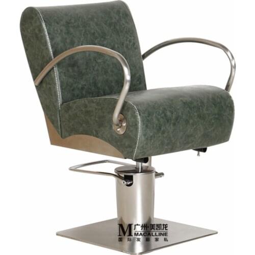 Hair salon dedicated hairdressing chair. The barbers chair. The barber chair