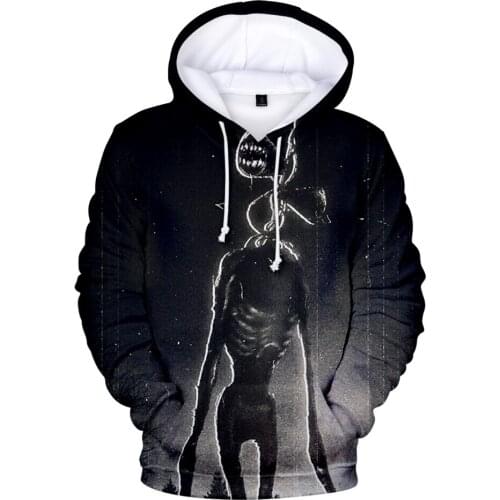 New Siren Head 3D Print Hoodies Men Women Kids Spring Autumn Sweatshirts Oversized Harajuku Pullover Hot Sale Cartoon Sportswear