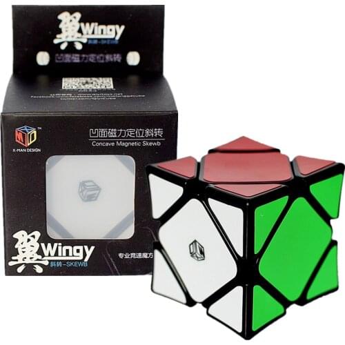 Qiyi X-man Wingy Skew magic cube Mofangge X-man Magnetic Skew puzzle cube Magnet 3x3 skewed speed cube cubo magico