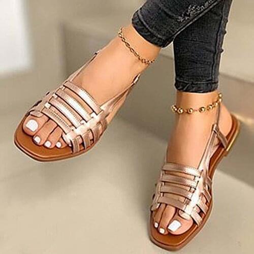 Women Sandals Classic Flat Sandals Soft Bottom Summer Shoes Women Plus Size Casual Sandalias Mujer Summer Sandals Shoes Female