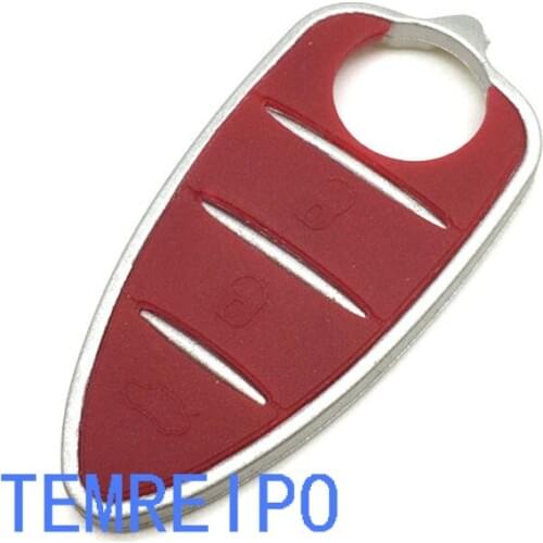 2pcs/lot 3 Button Remote Rubber Key Pad Fits For Alfa