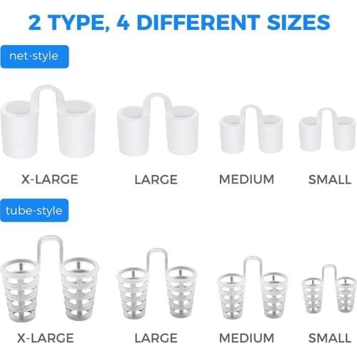 8Pcs/Set Stop Snoring Nose Vents Clip Anti Snore Sleep Apnea Nasal Dilators Device Anti Snoring Hot Sale