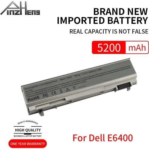 PINZHENG Laptop Battery For Dell Latitude E6400 E6500 E6510 M2400 M4400 M4500 E6410 312-0917 GU715 RG049 U844G TX283 0RG049