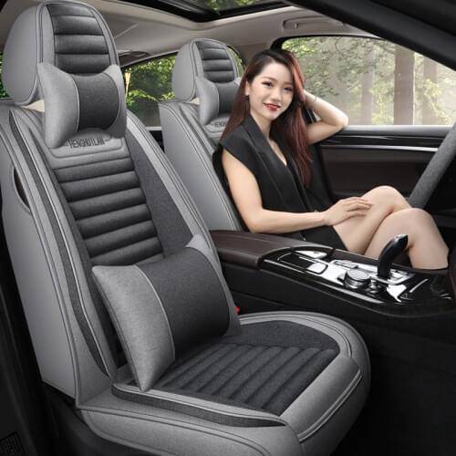Flax black gray car seat cover For chevrolet aveo t250 aveo t300 lacetti onix cruze lanos cobalt captiva niva accessories