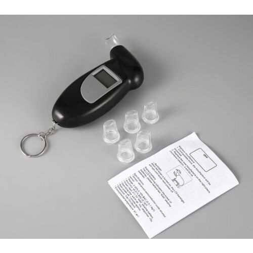 Backlight Digital Alcohol Tester Digital Alcohol Breath Tester Breathalyzer Analyzer LCD Detector Backlight Light