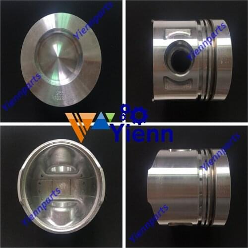 For Caterpillar Cat 3046 Piston kit with pin clips Excavator Tractor Loader Diesel Engine Repair Parts