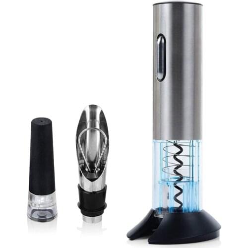 Electric Bottle Opener, Rechargeable Wine Opener, Professional Electric Corkscrew Wine Accessories with Foil Cutter