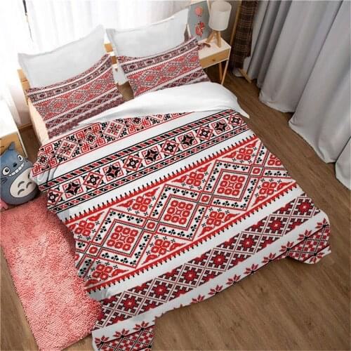 Bohe Duvet Cover Sets 2/3 Pieces Exotic Style Bedding Set Printing Microfiber Comforter Cover with Pillowcase Home Textile